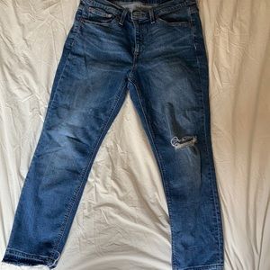 Stretchy, comfortable jcrew factory boyfriend jean